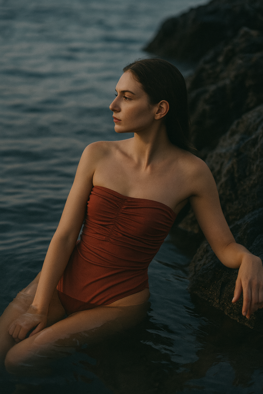 Bodysuit iris terracota