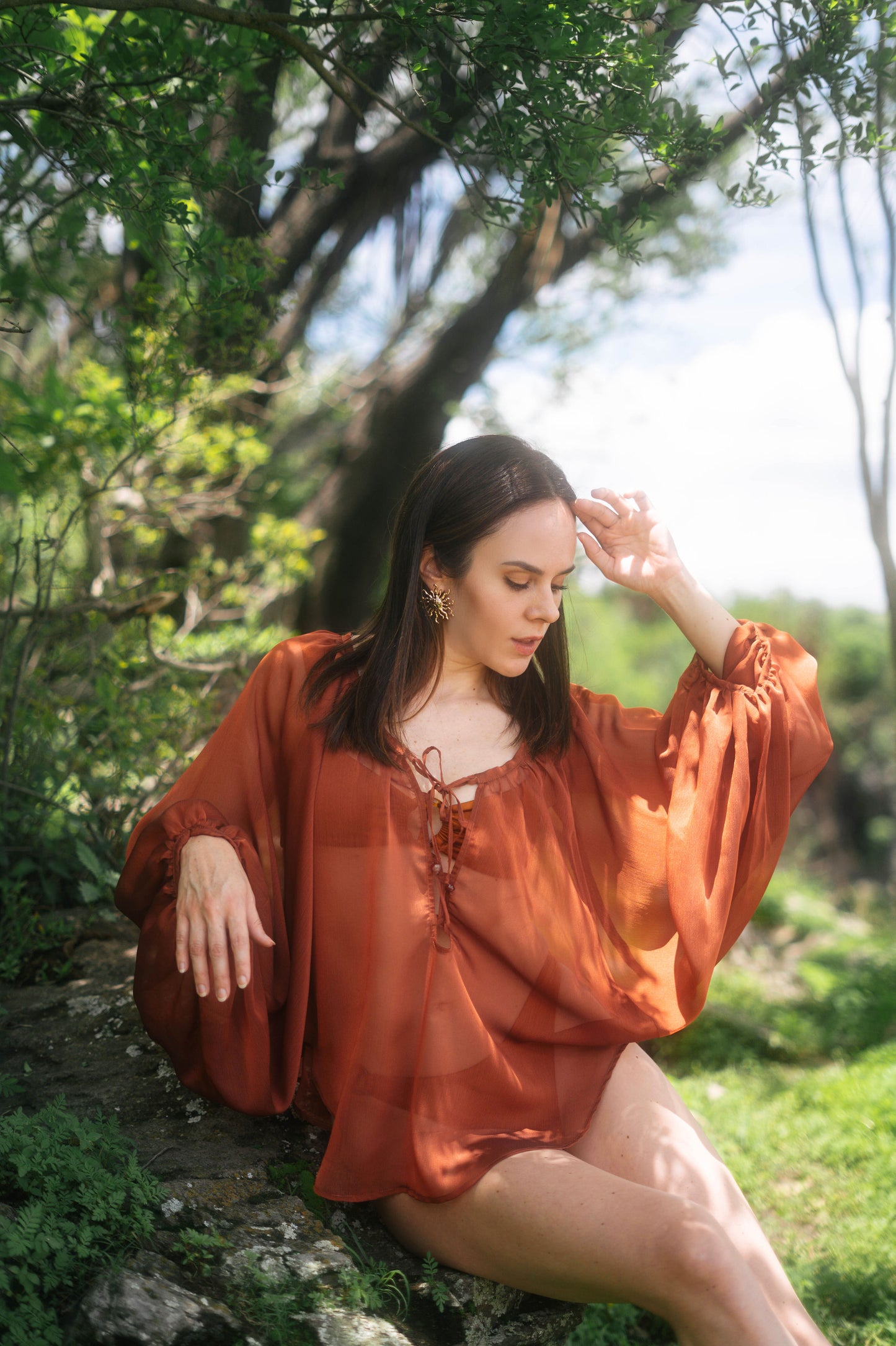 Blusa caliza