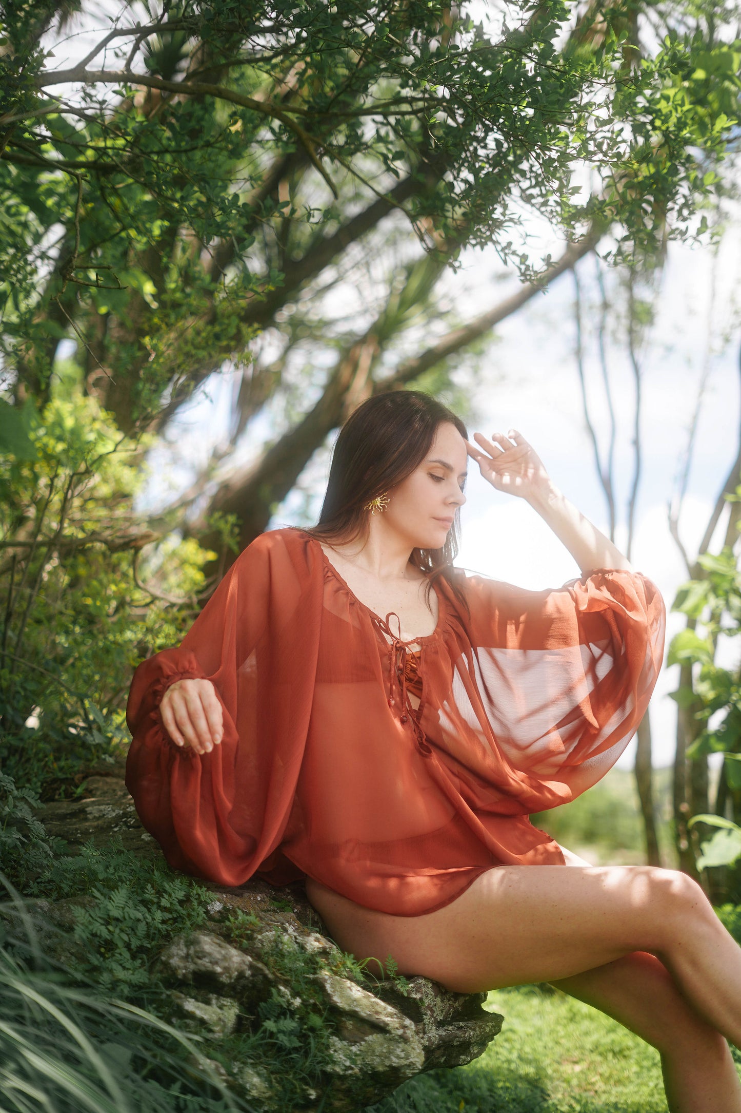 Blusa caliza
