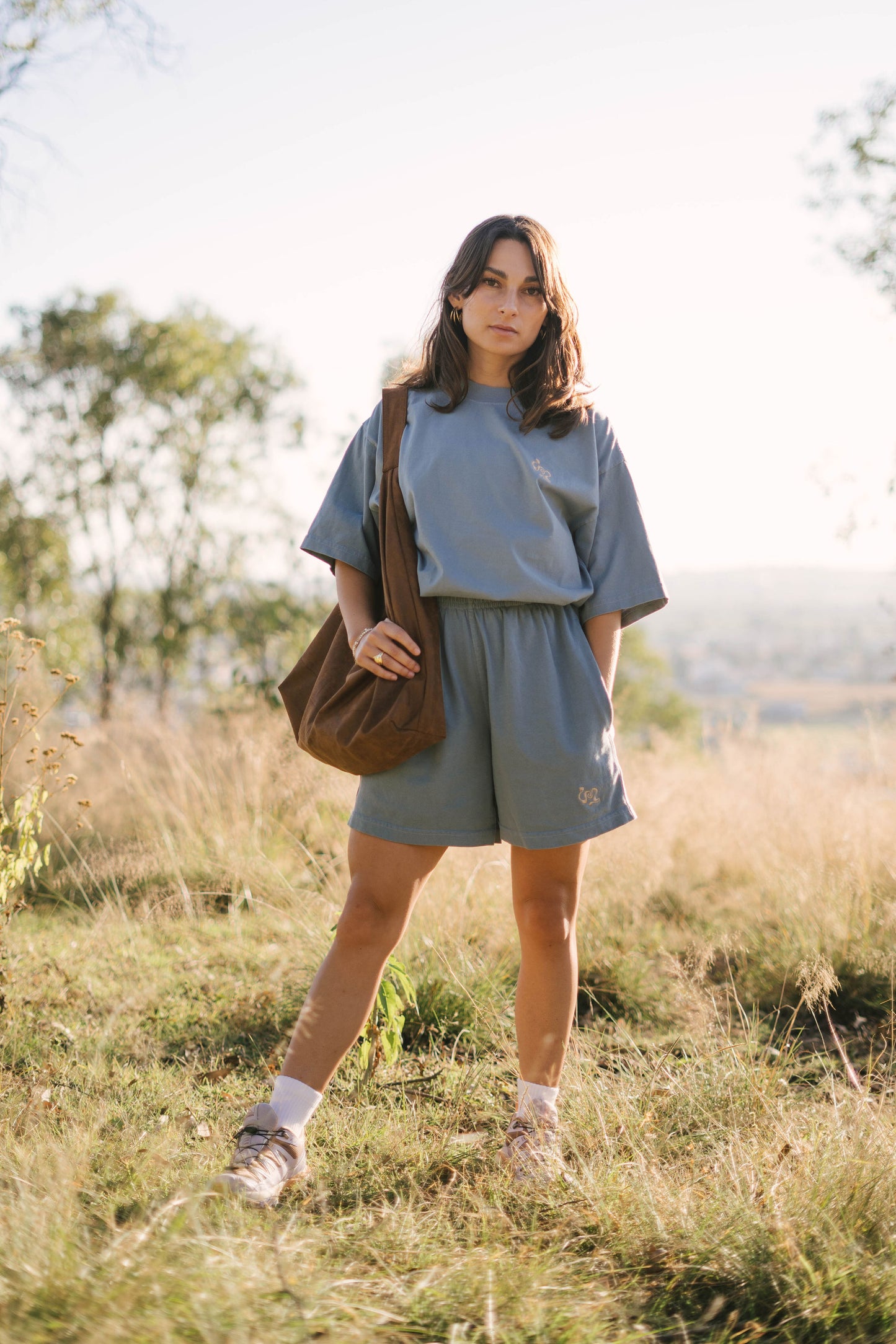 Playera aura azul