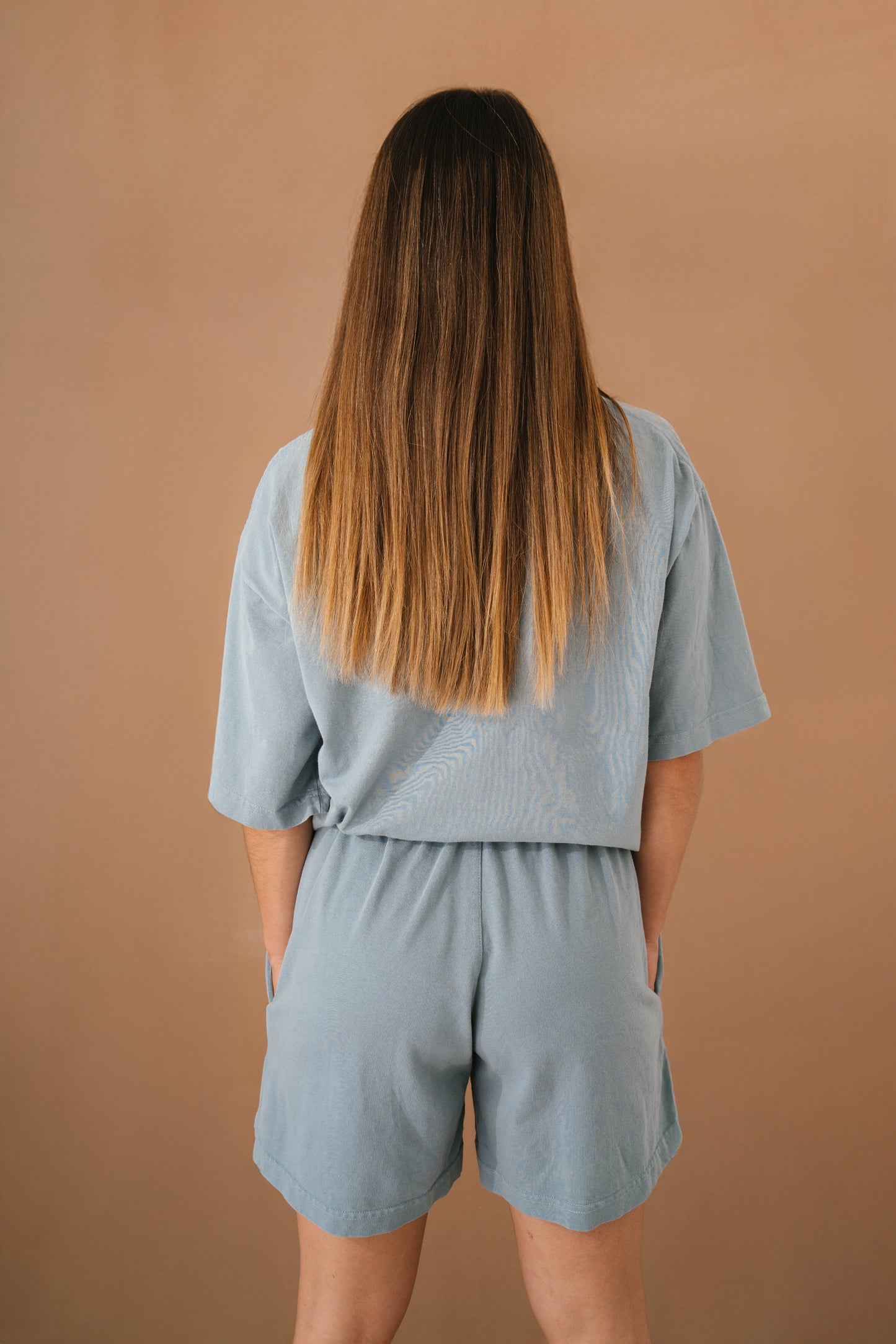 Short aura azul