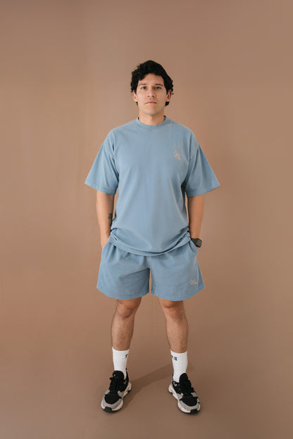 Playera aura azul