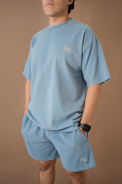 Playera aura azul